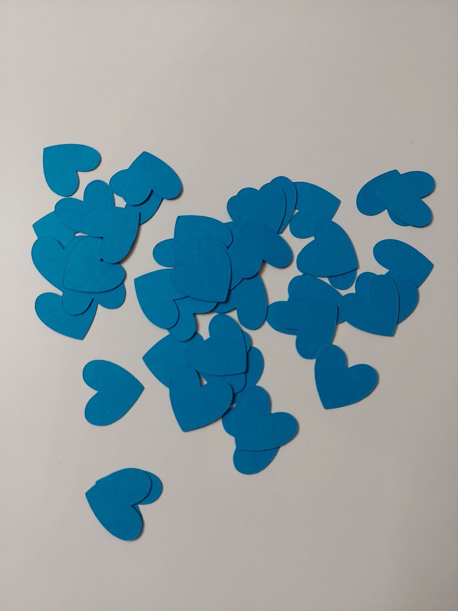 Confettis coeur bleu